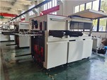 Máquina de corte e vinco de madeira para copos de papel