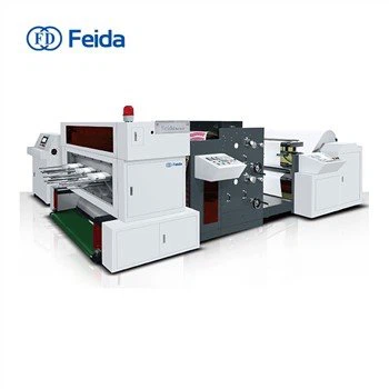 Máquina de perfuração de moldes em rolo Impressão flexográfica em linha