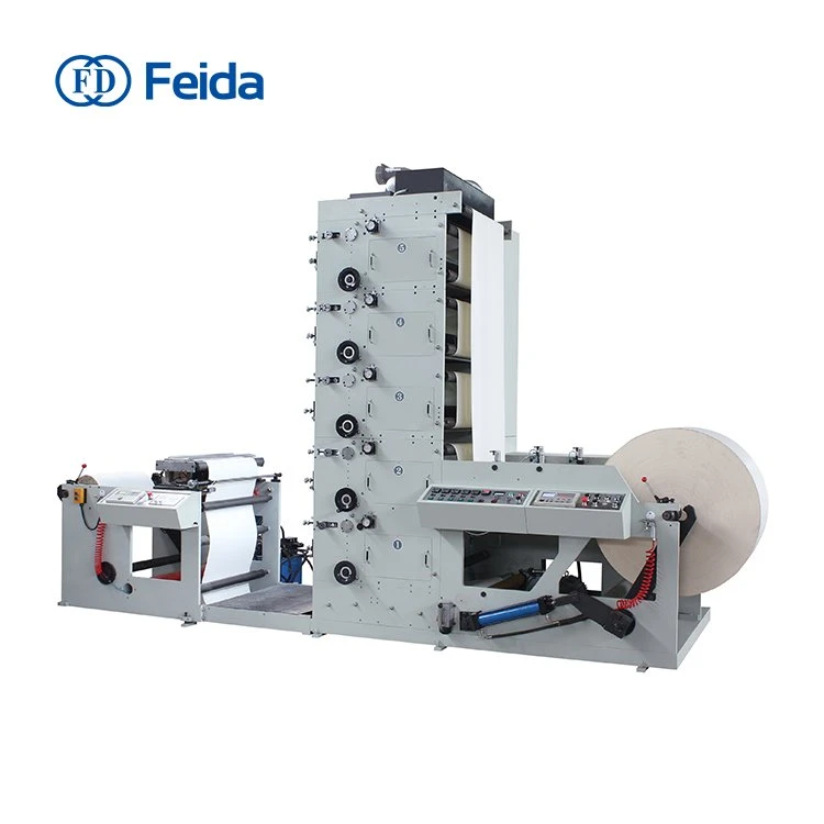 Máquina de impressão flexográfica empilhada